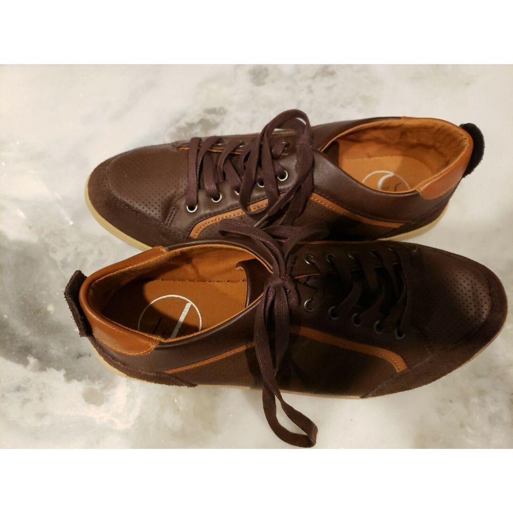 Javi Mens Leather Lined Casual Shoes Lace Up - 9